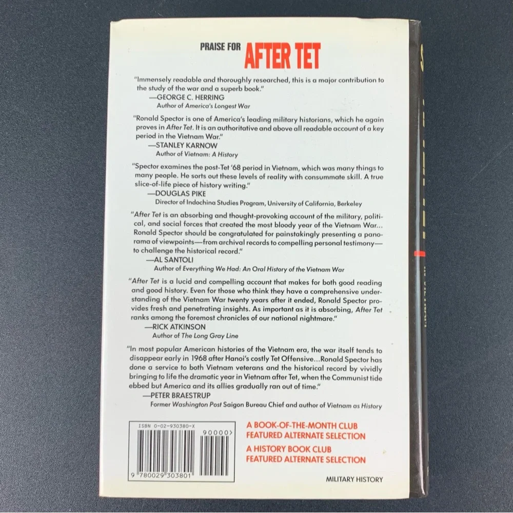 After Tet: The Bloodiest Year in Vietnam by Ronald H. Spector. 1993.